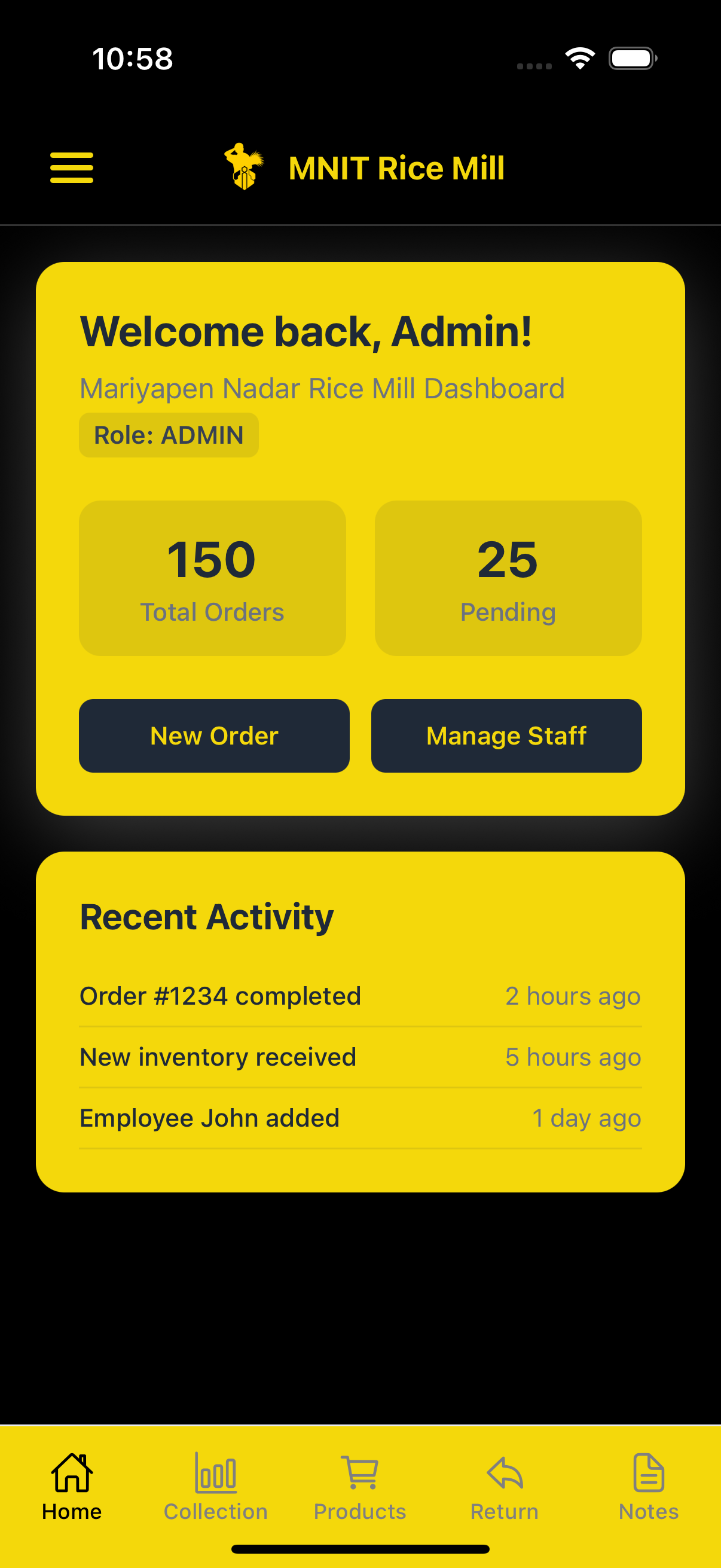 MNIT Rice Mill – Billing Management App
